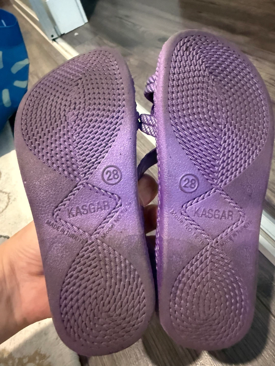 Kasgar Purple Sandals Size 8 - photo 2
