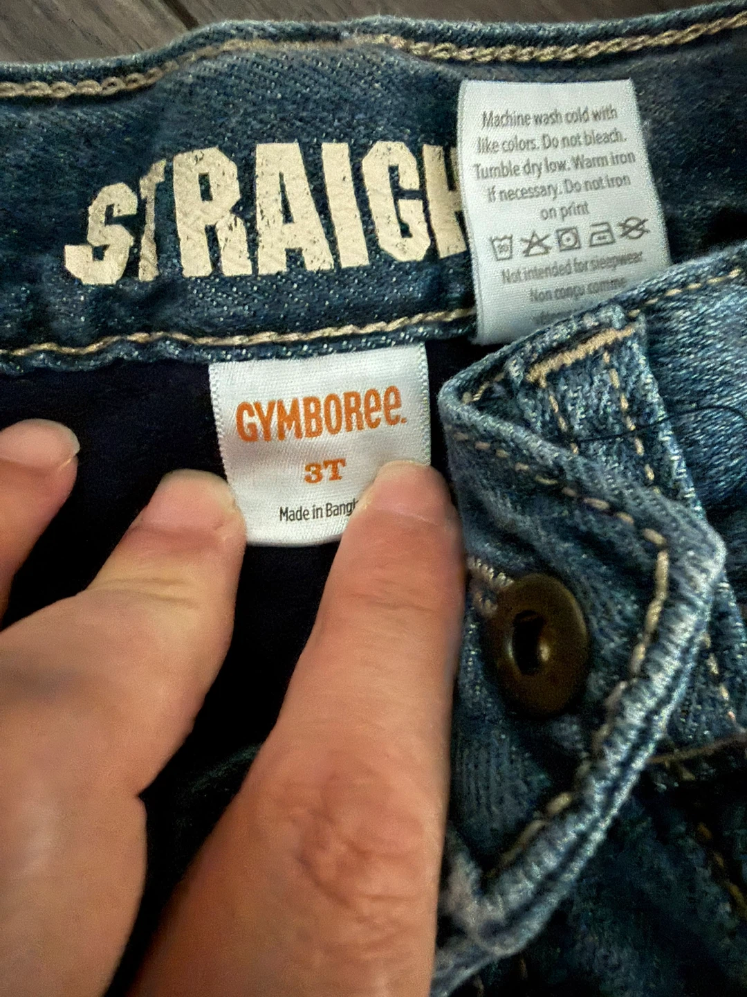 Gymboree Straight Leg Jeans 3T - photo 2