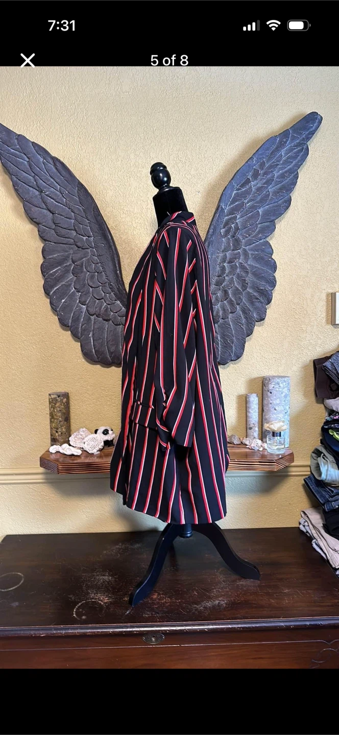Penningtons In Every Story, Striped Light Open Front Blazer - photo 5