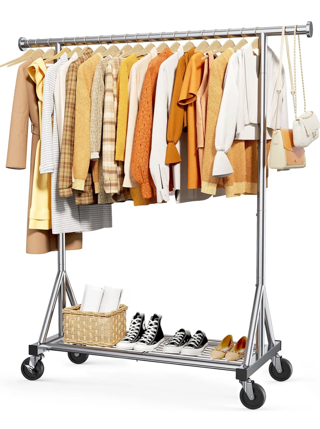 Sakugi Clothing Rack - Heavy-Duty Stainless-Steel - Brand new