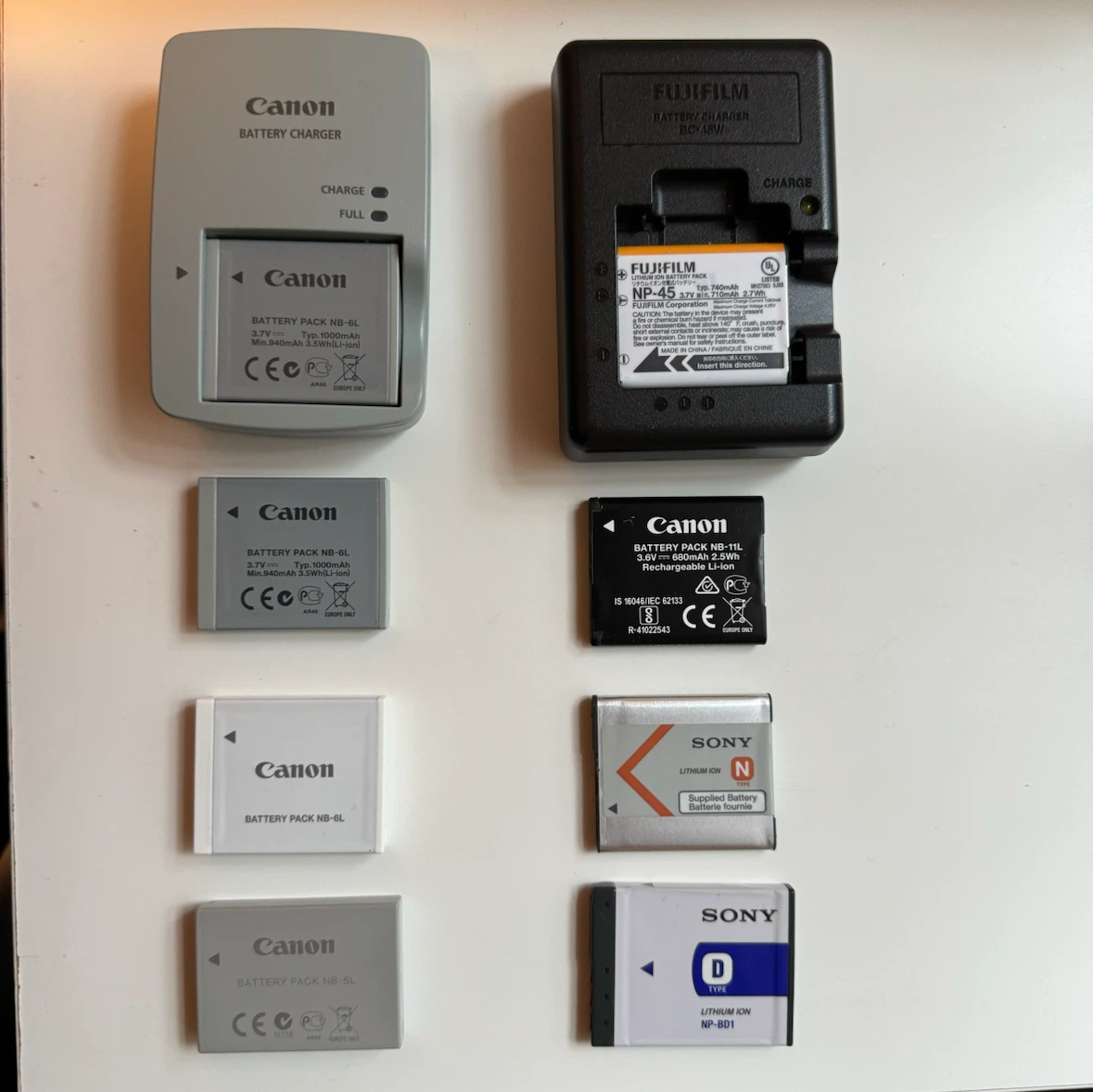 Original Digital Camera Battery bundle