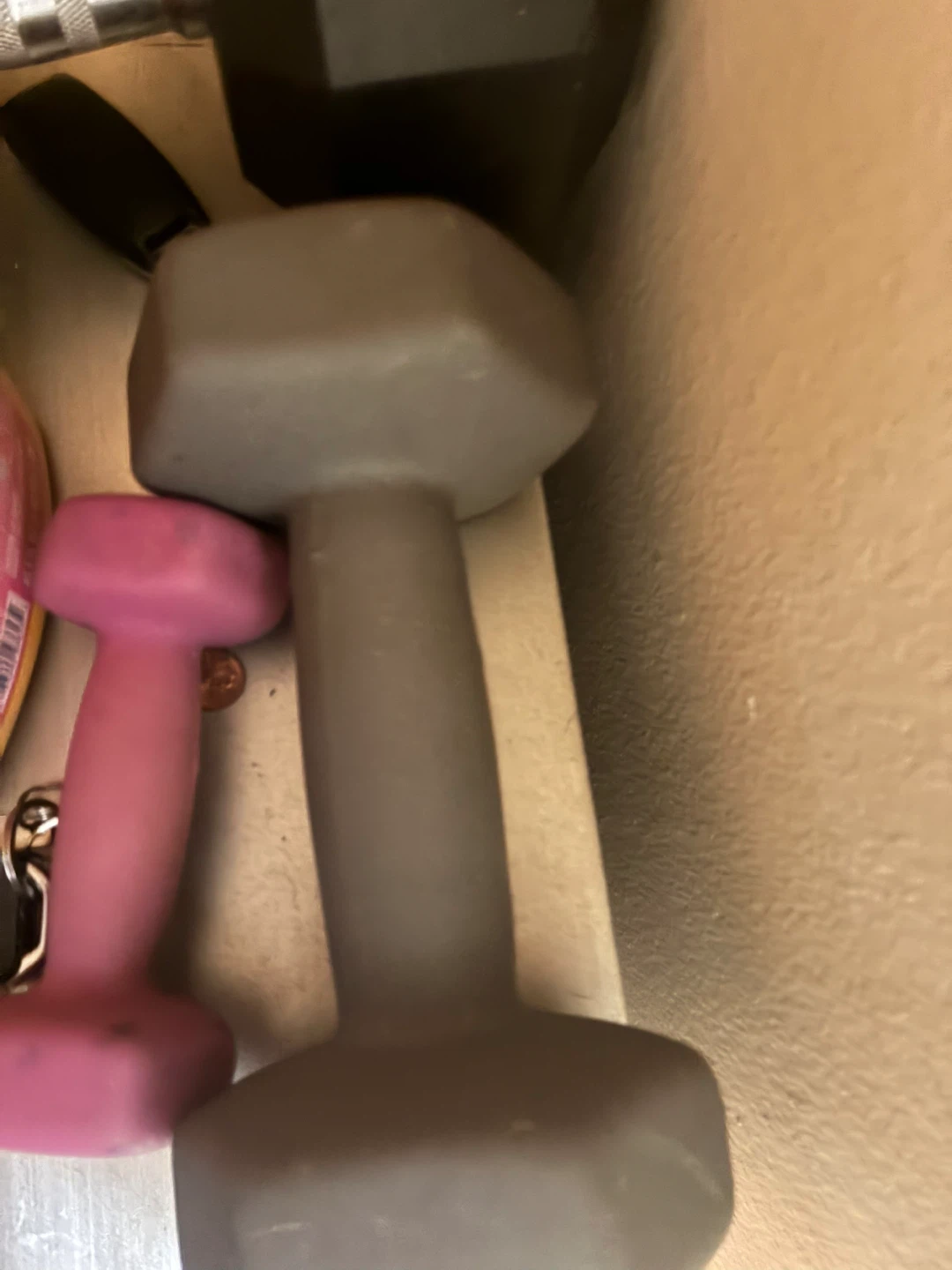 Gray neoprene dumbbell - photo 2