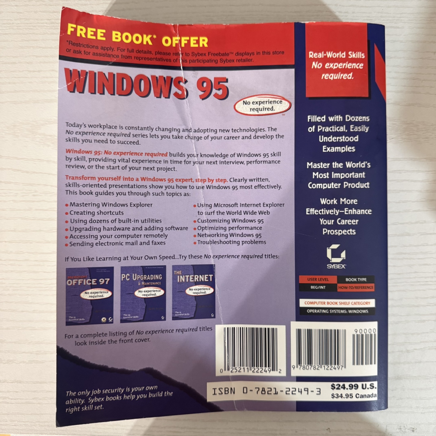 Windows 95 No Experience Required Book - photo 2