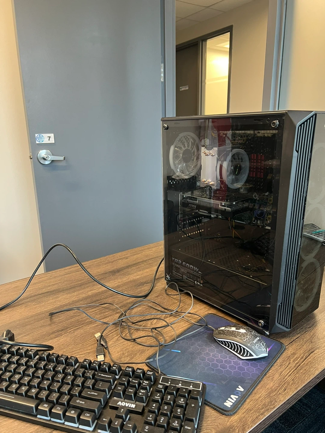AQVIN Gaming Desktop PC with Keyboard and Mouse