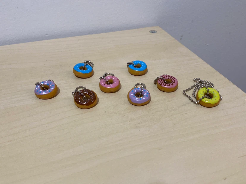 Donut keychains