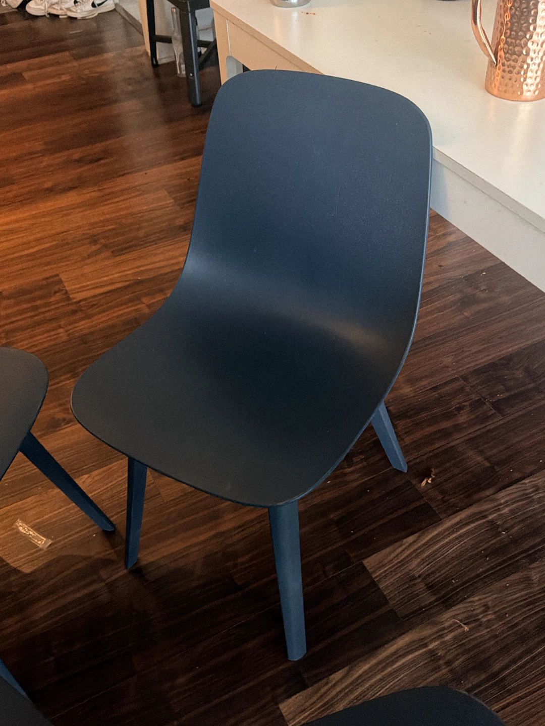 Set of 4 Modern Charcoal Dining Chairs- Ikea chair for sale - photo 2