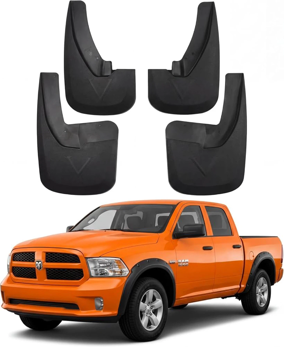 Orvak Mud Flaps for 2009-2024 Ram - Brand new