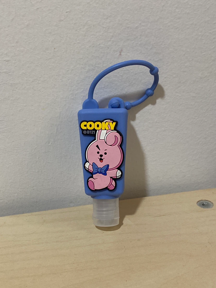 Hand sanitizer with bunny casing