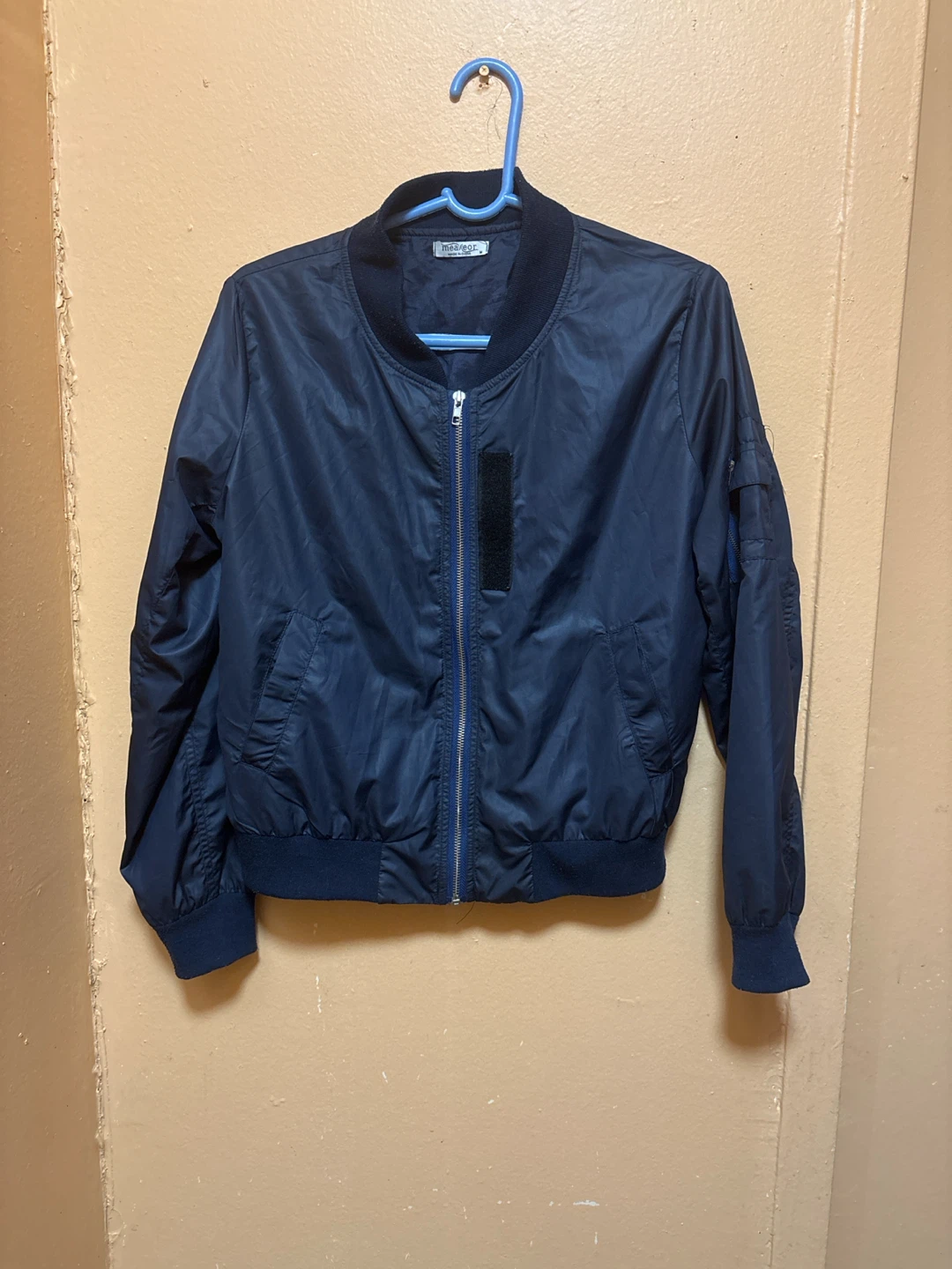 🏈Meaeor Navy Blue Bomber Jacket - photo 4