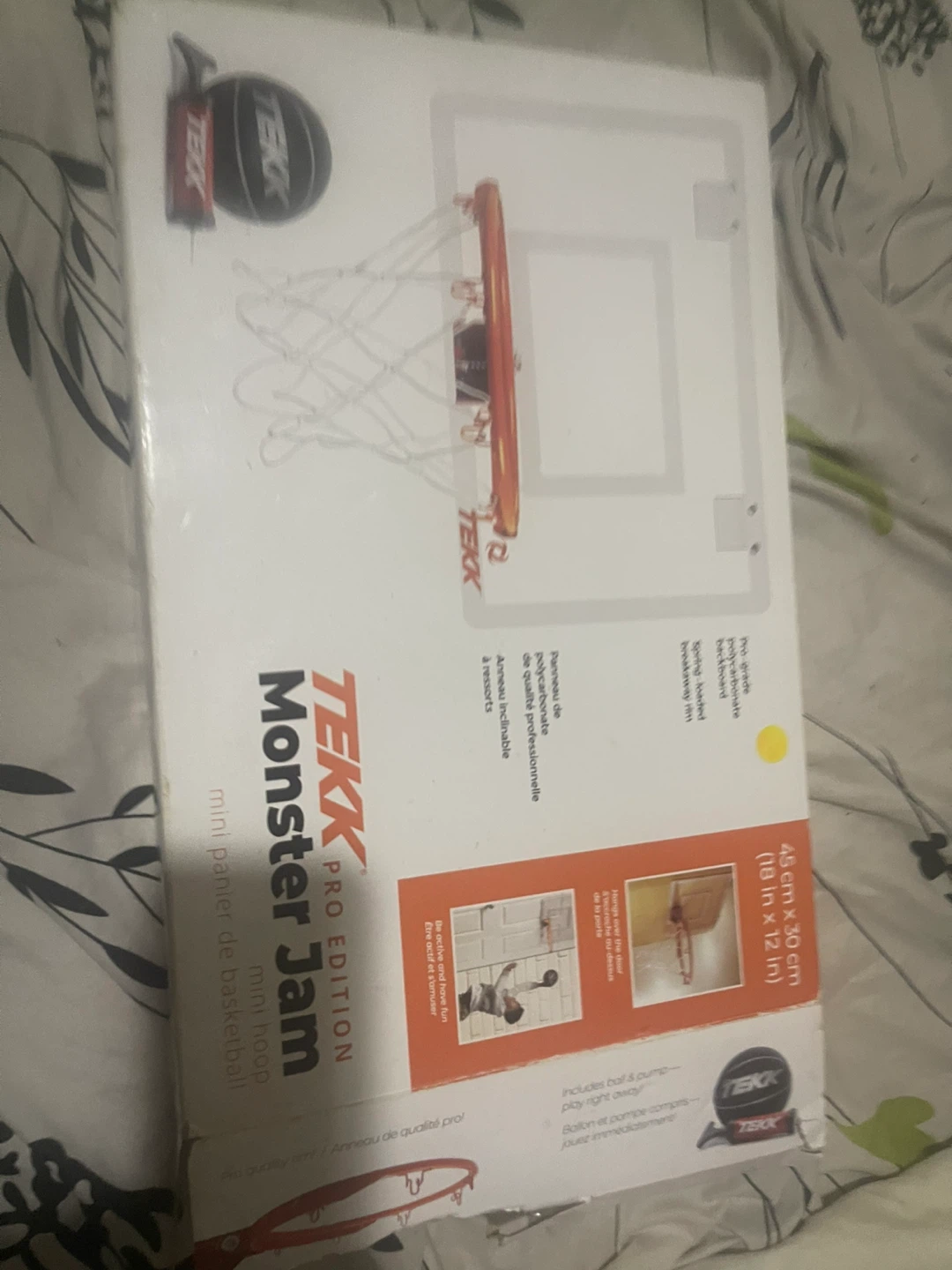Tekk Monster Jam Pro Edition Mini Basketball Hoop
