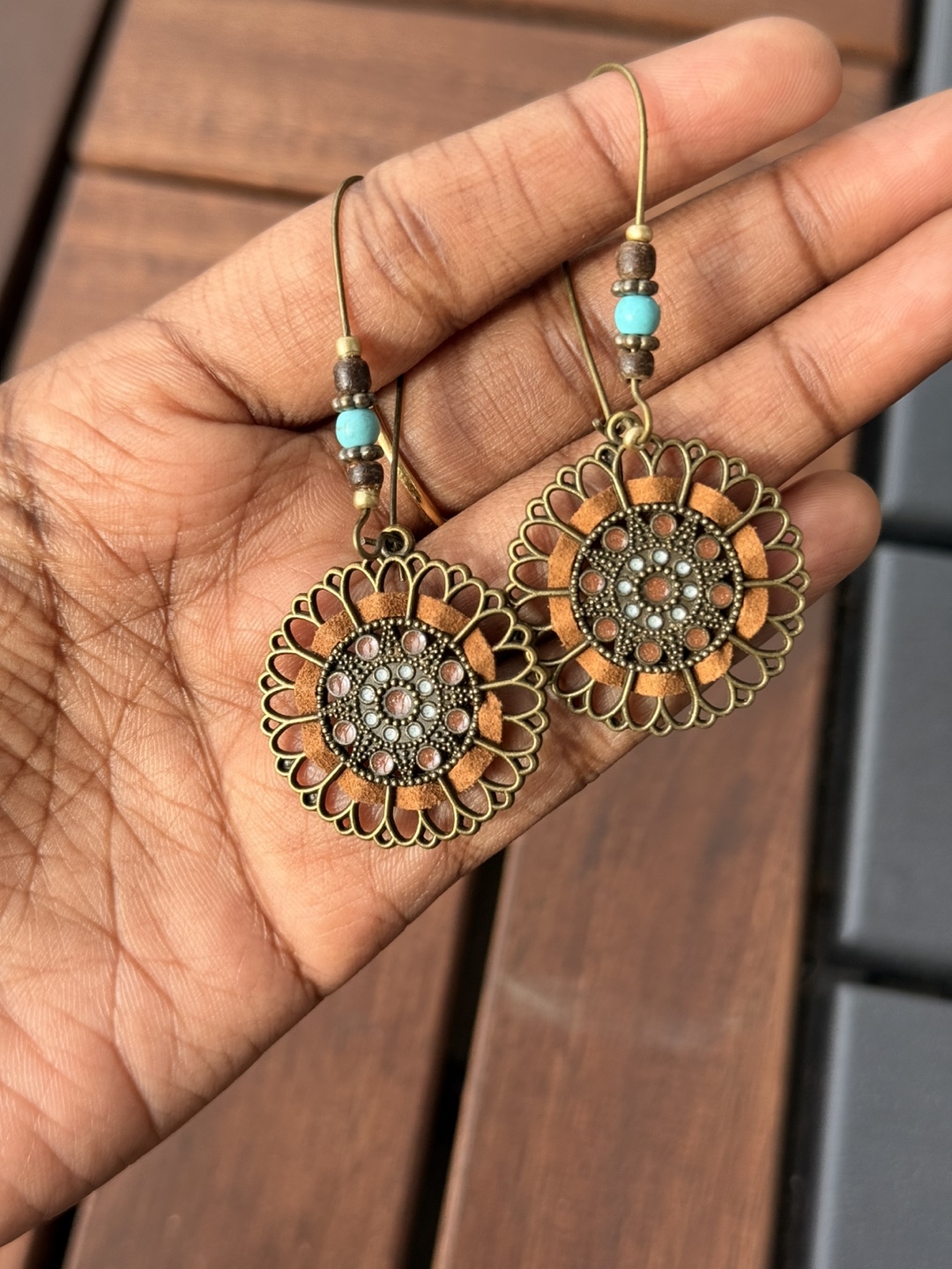 Boho Style Flower Dangle Earrings 🎃 | NEW