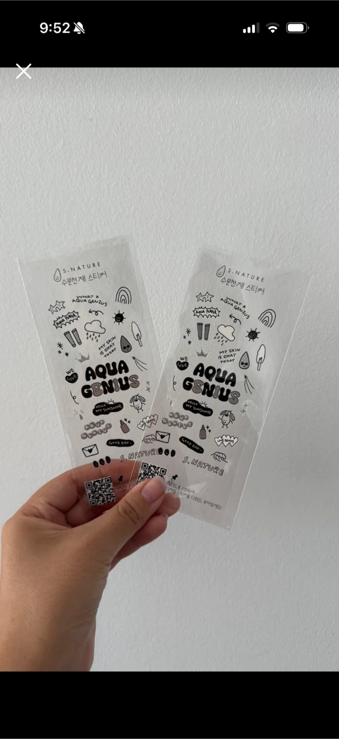 S.NATURE Aqua Genius Sticker Sheets 🏈
