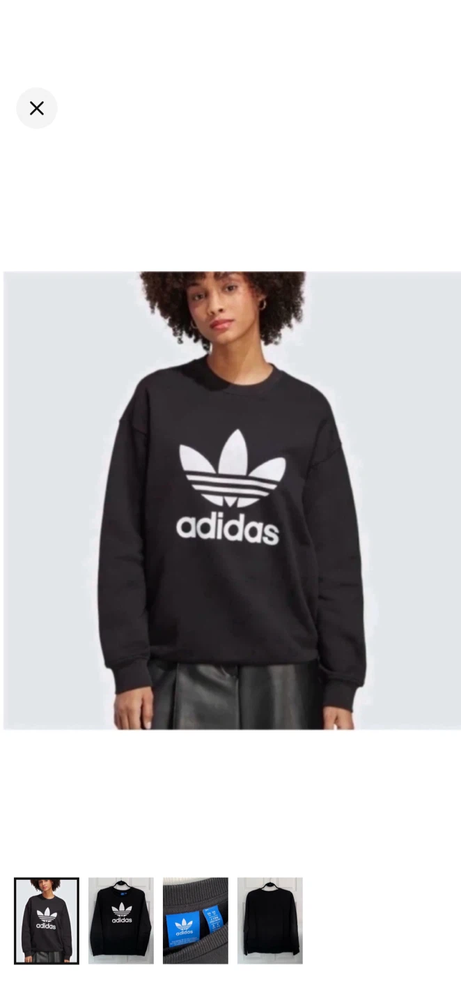 Adidas Originals Trefoil Crewneck Sweatshirt 🏈