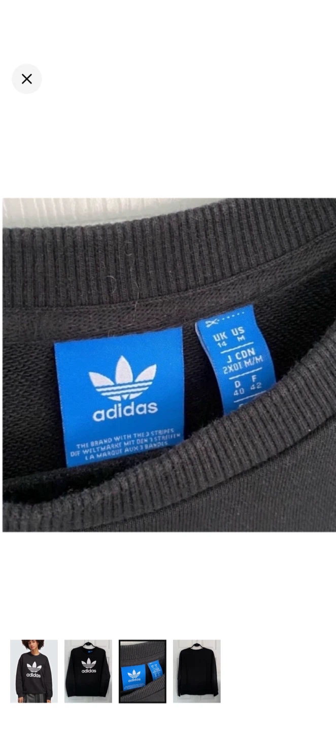 Adidas Originals Trefoil Crewneck Sweatshirt 🏈 - photo 3