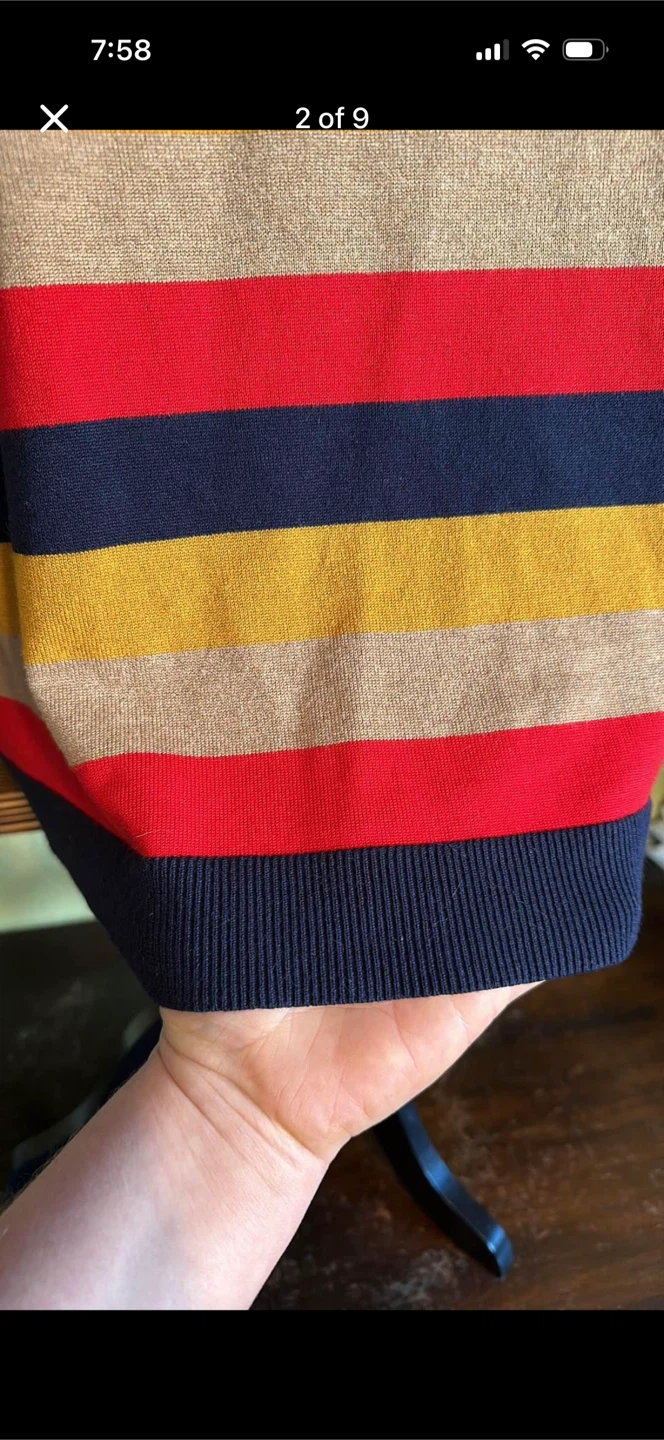 Madison Crew Striped Sweater - photo 2
