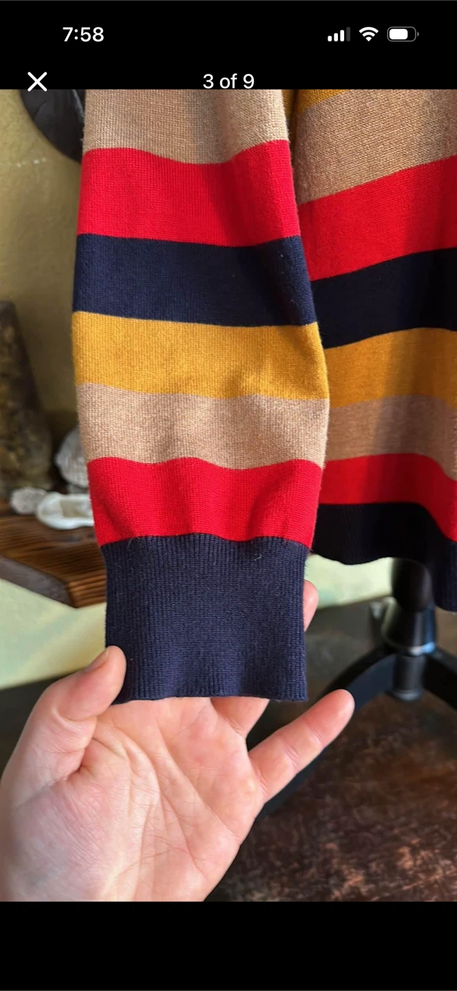 Madison Crew Striped Sweater - photo 3