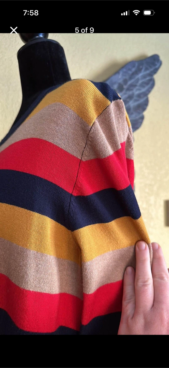 Madison Crew Striped Sweater - photo 5