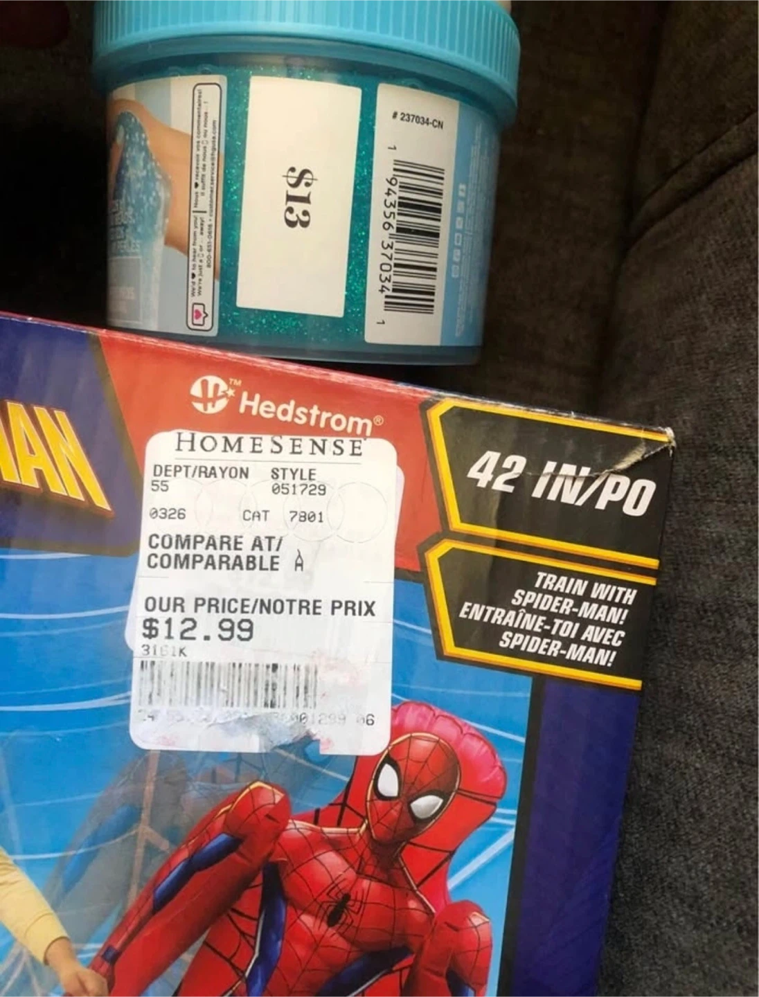 Spider-Man Bop Bag and Cinnamoroll SlimyGloop Set 🏈 - photo 4