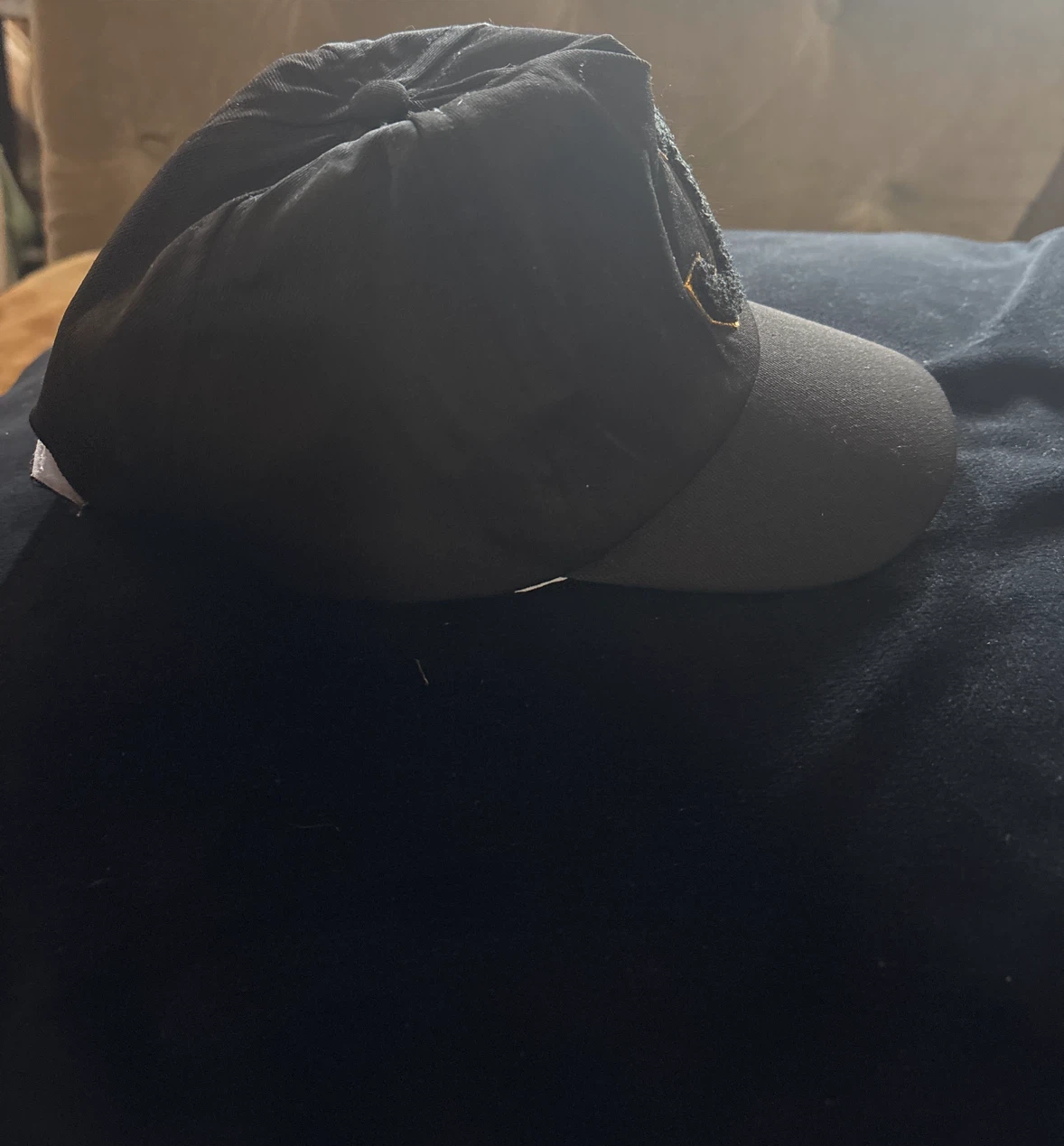 🏈Toddler - Black J Initial Baseball Cap - photo 2