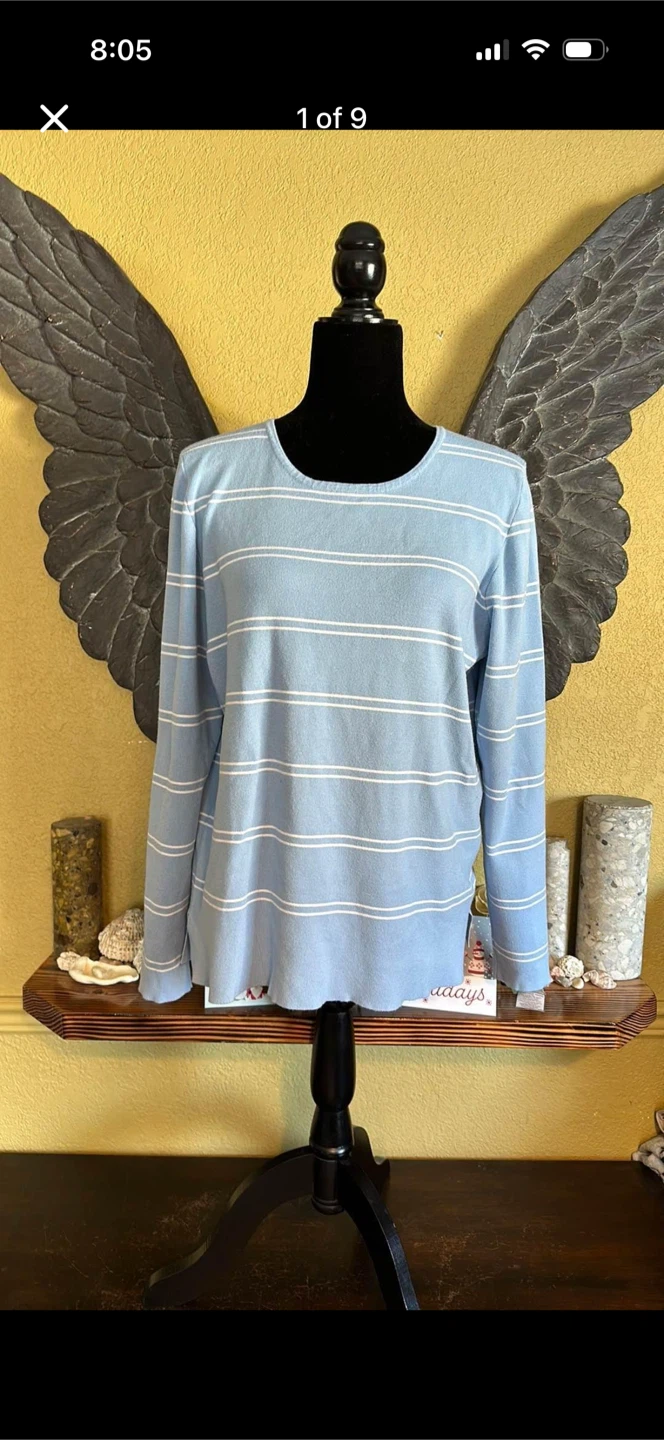 Kirkland Crew Neck Striped Sweater