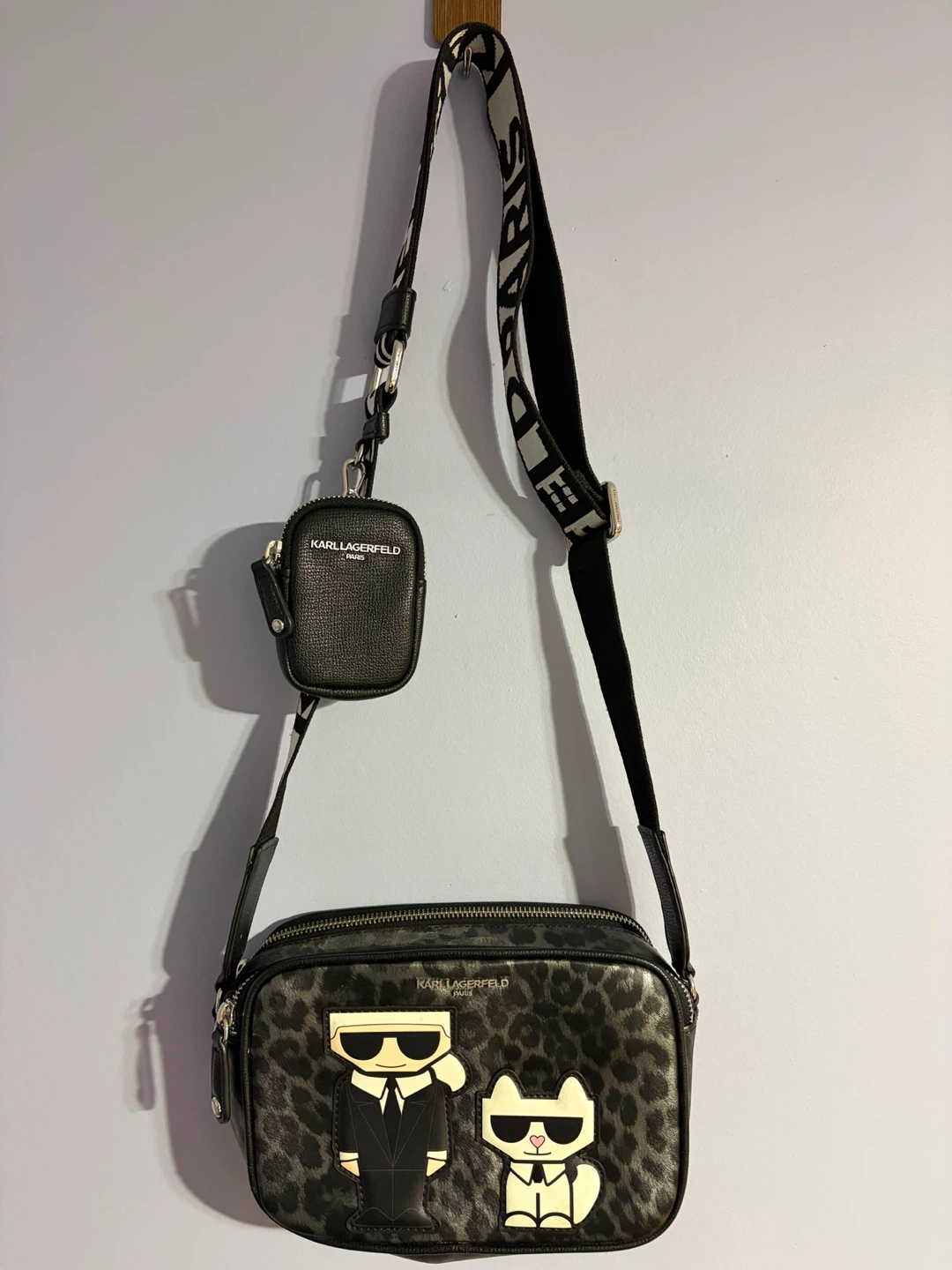Karl Lagerfeld Crossbody Bag with Pouch - photo 4