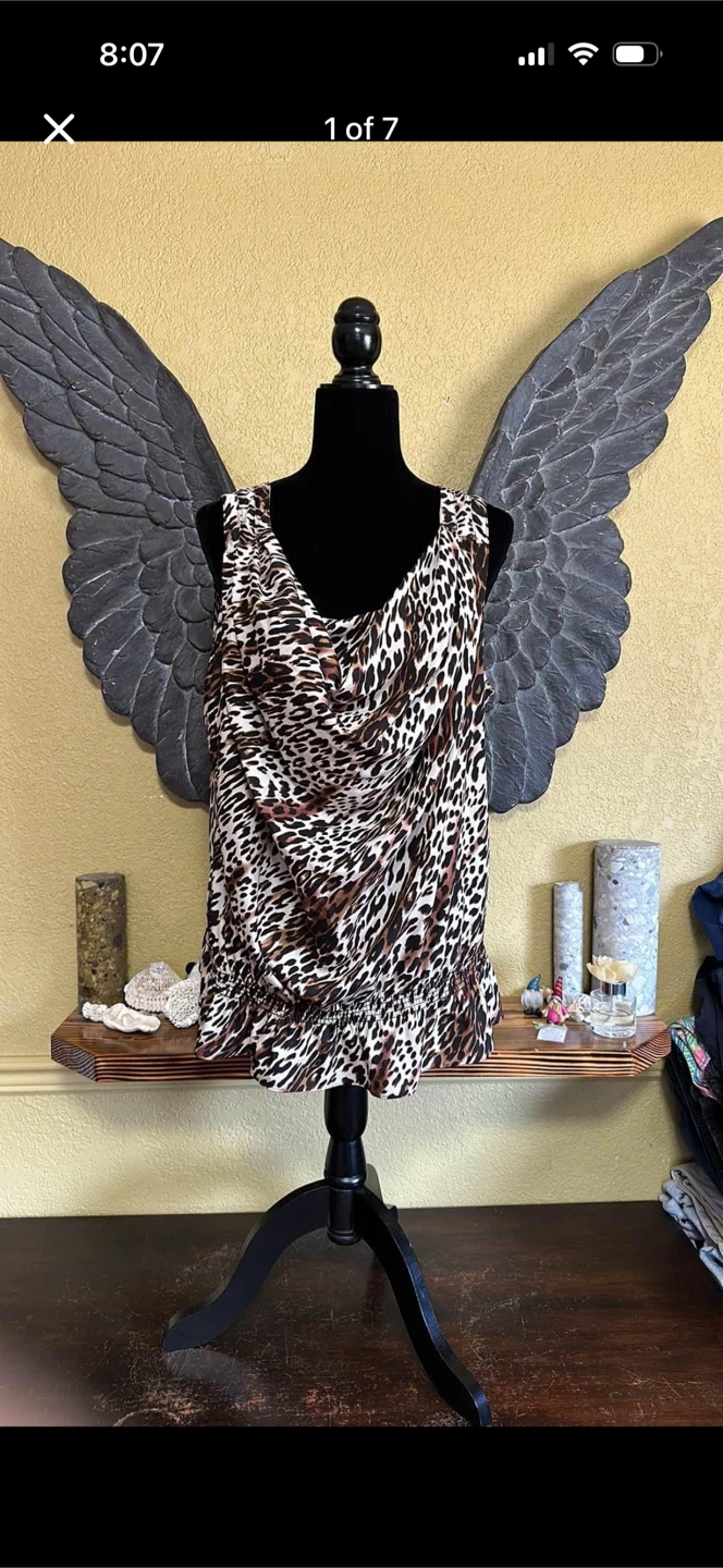 Milano Animal Print Tank Top