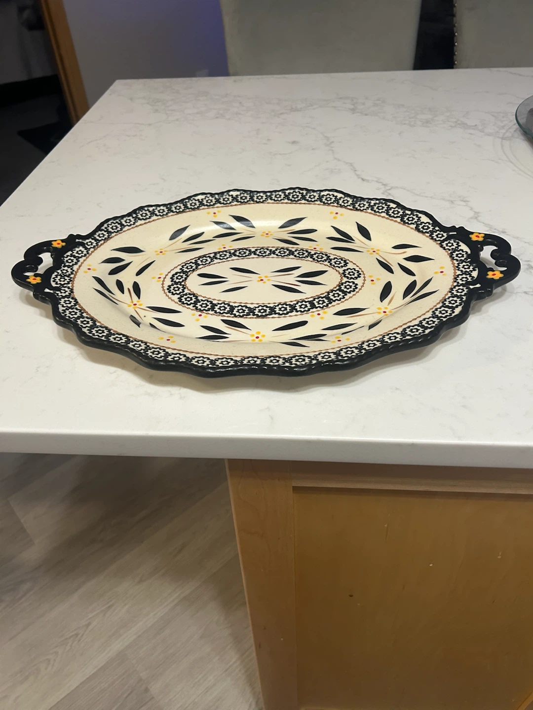 Ceramic Serving Set with Tray and Bowls - photo 3