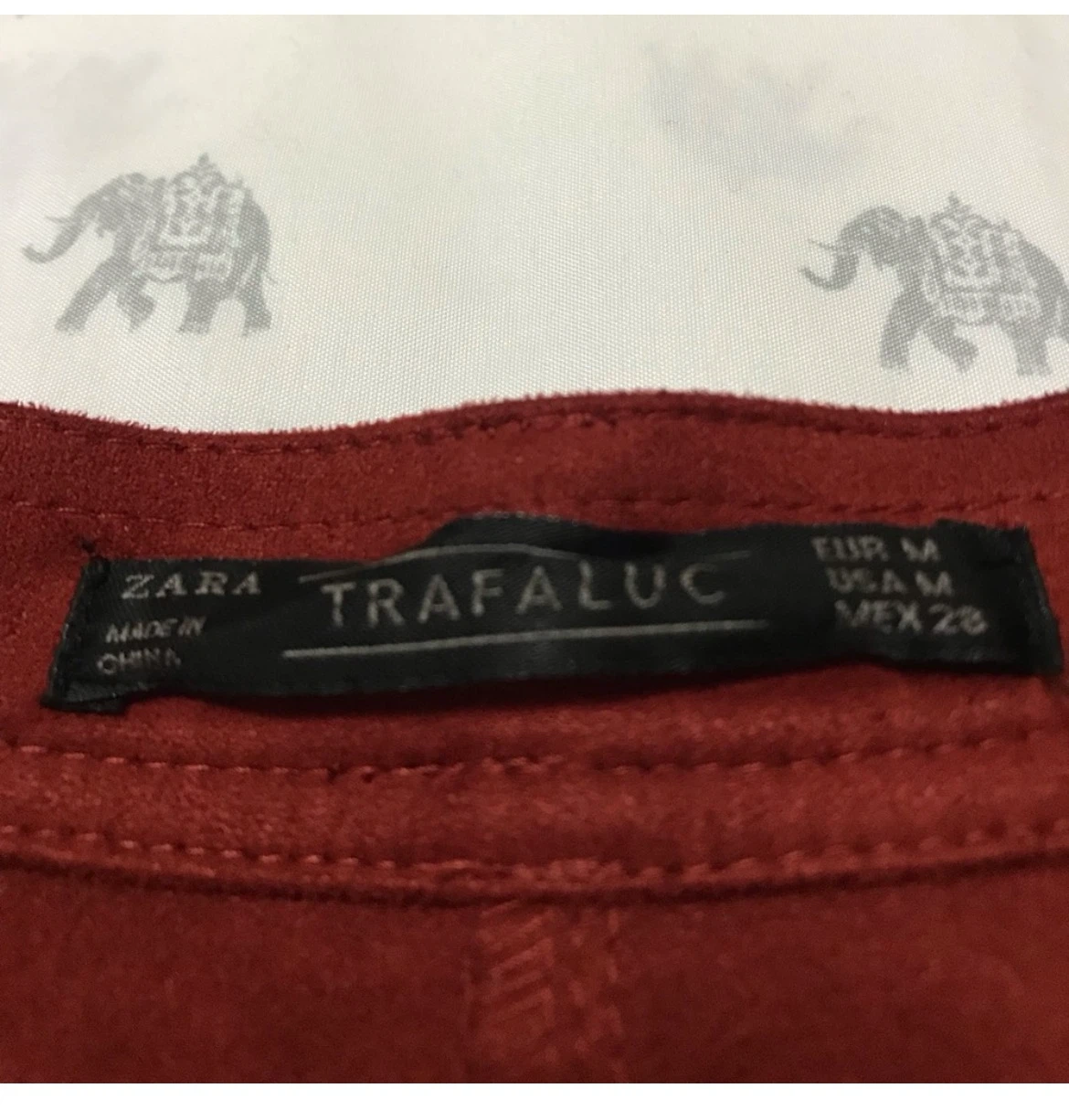 Zara Trafaluc Red Button-Down Mini Skirt🏈 - photo 3