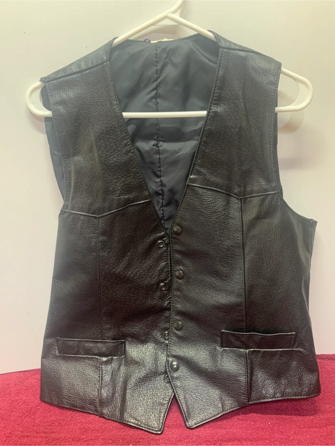 LEATHER VEST