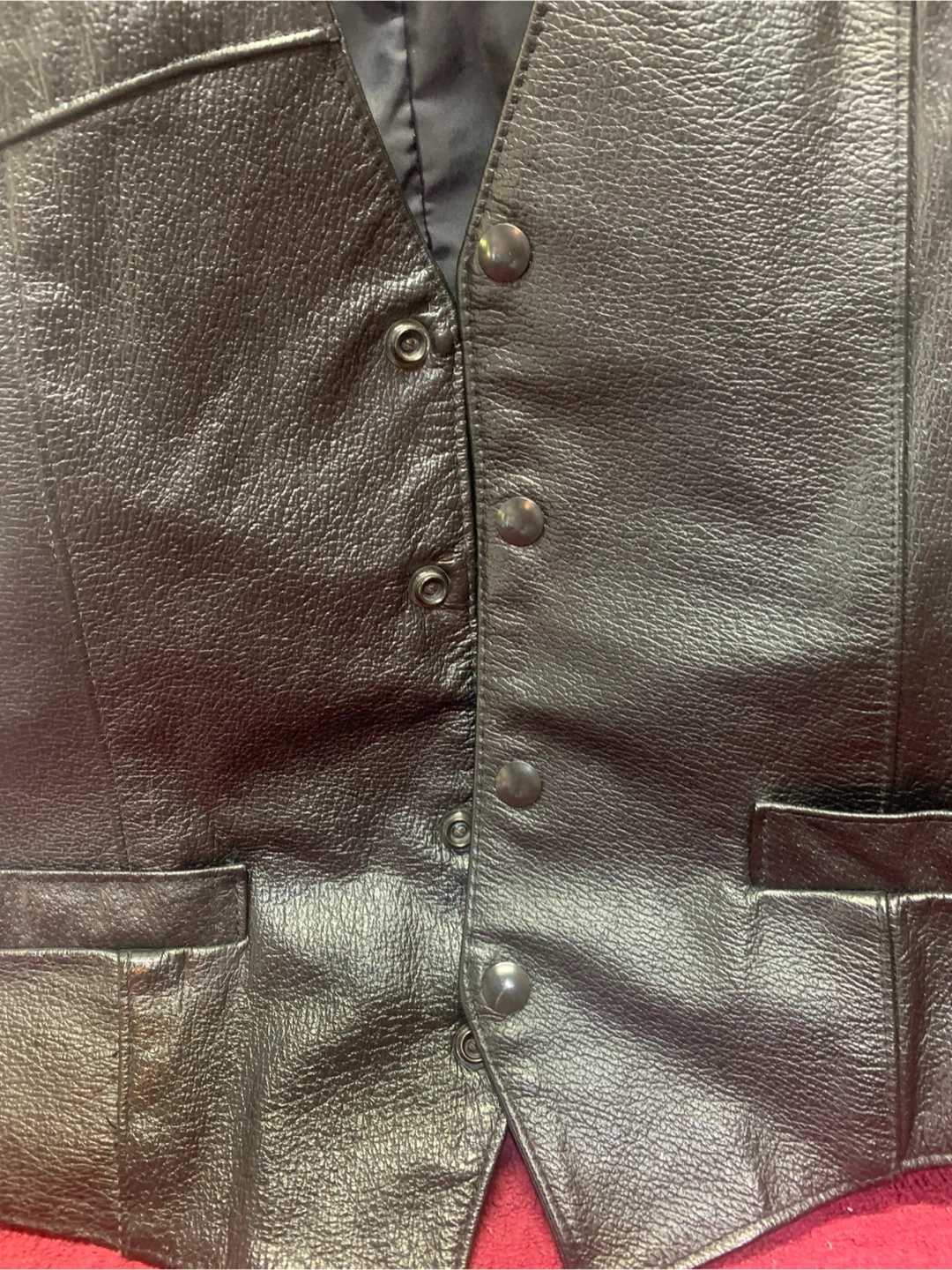 LEATHER VEST - photo 3