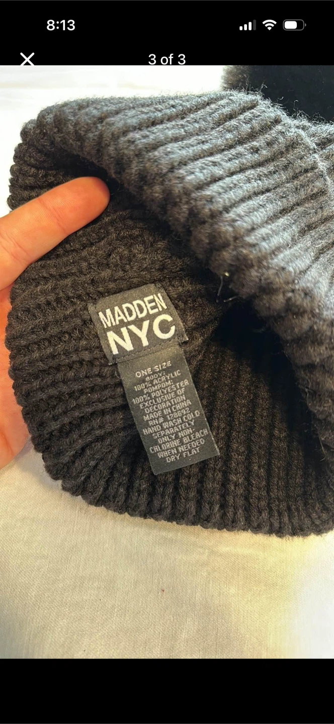Madden NYC Winter Beanie Toque Hat - photo 3