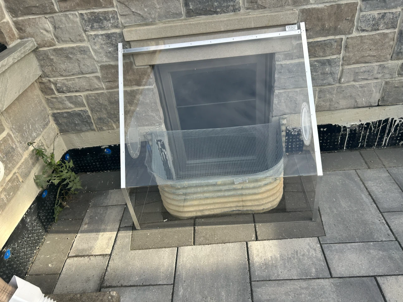Basement window cover - photo 3