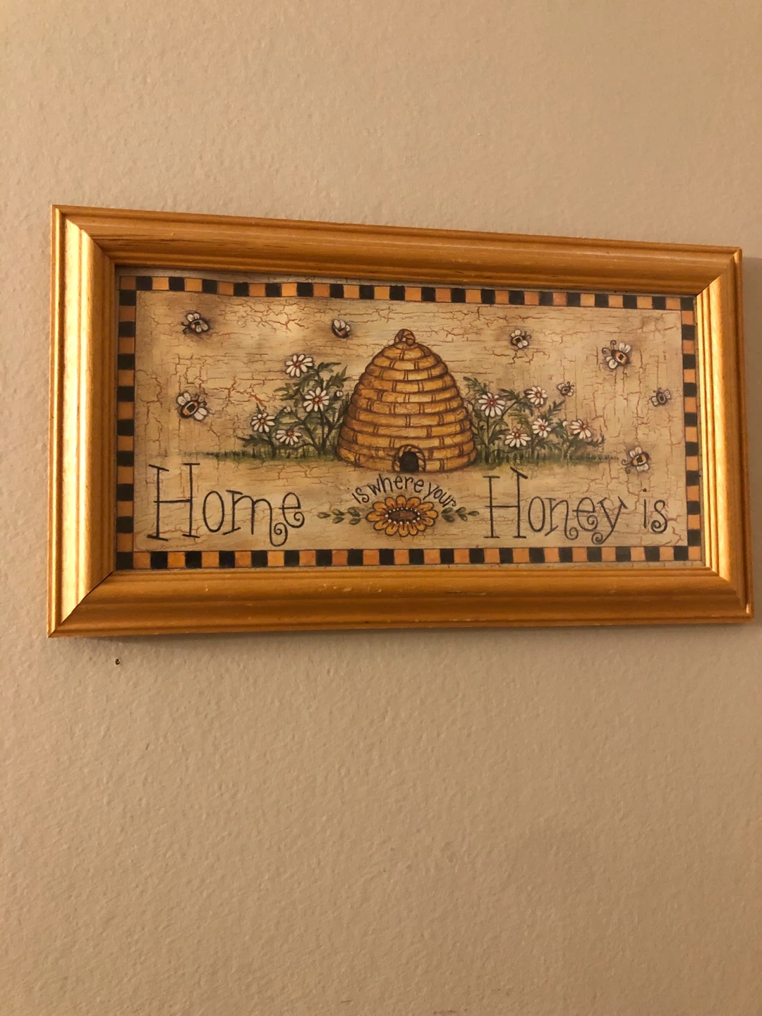 Home Is Where Your Honey Is Wall Art 🏈