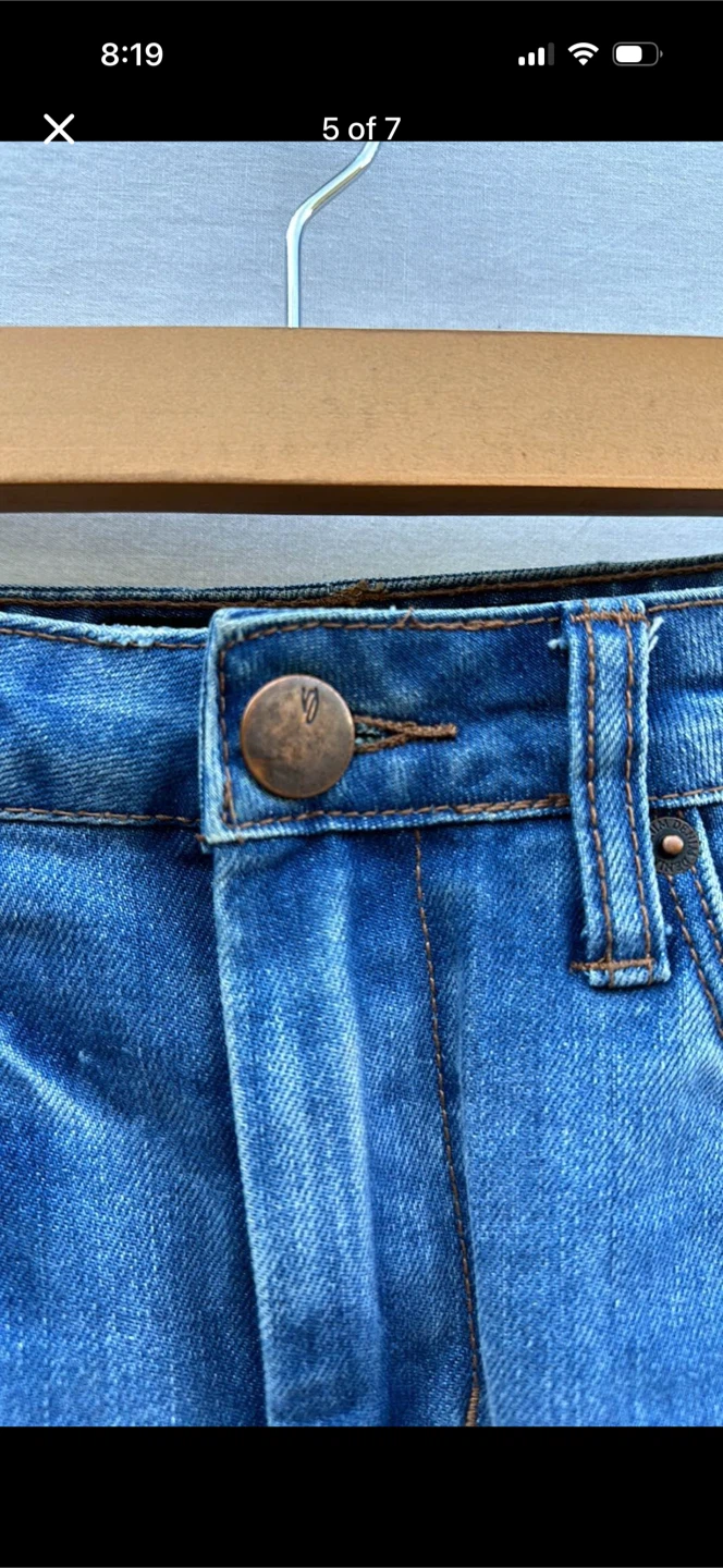 Seductions Sirens Distressed Jean Denim Skirt - photo 5