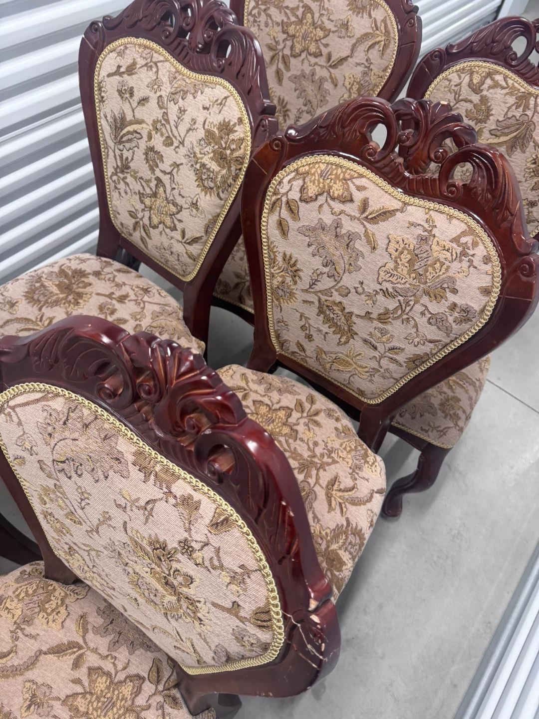 Set of 6 Victorian-style Dining Chairs - photo 3