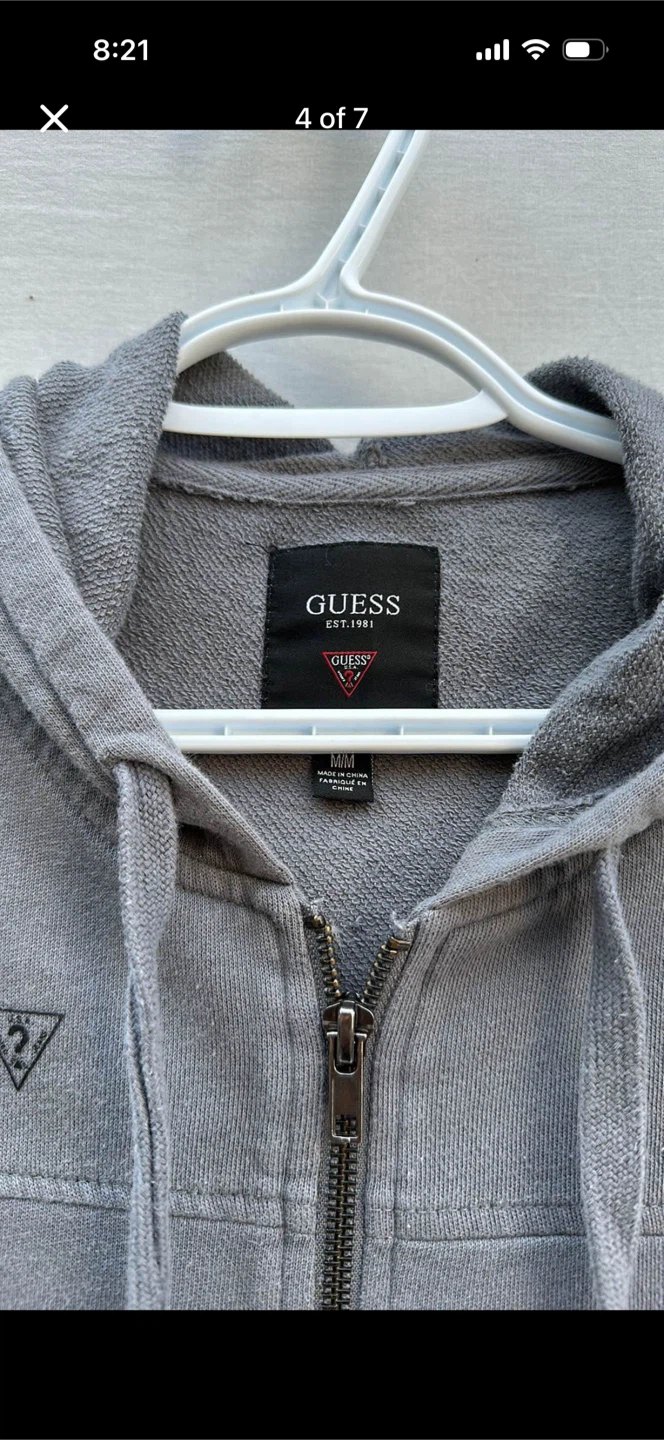 Guess Sleeveless Zip Up Sweater - photo 4
