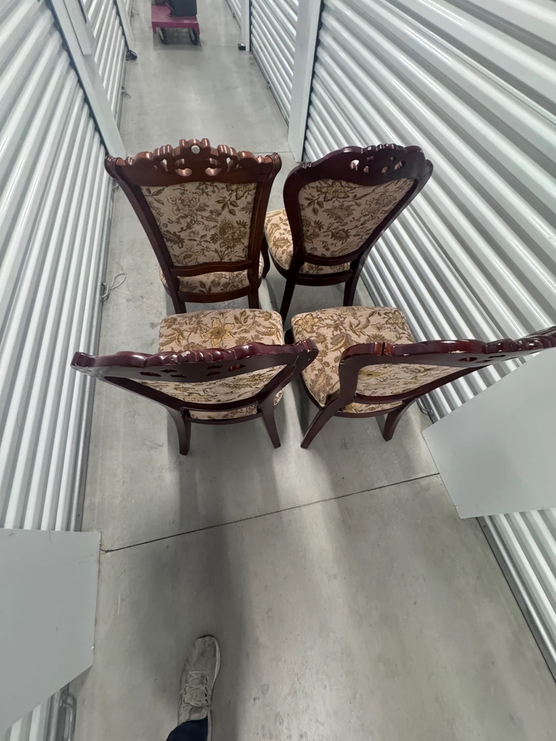 Set of 4 ornate vintage-style dining chairs - photo 4