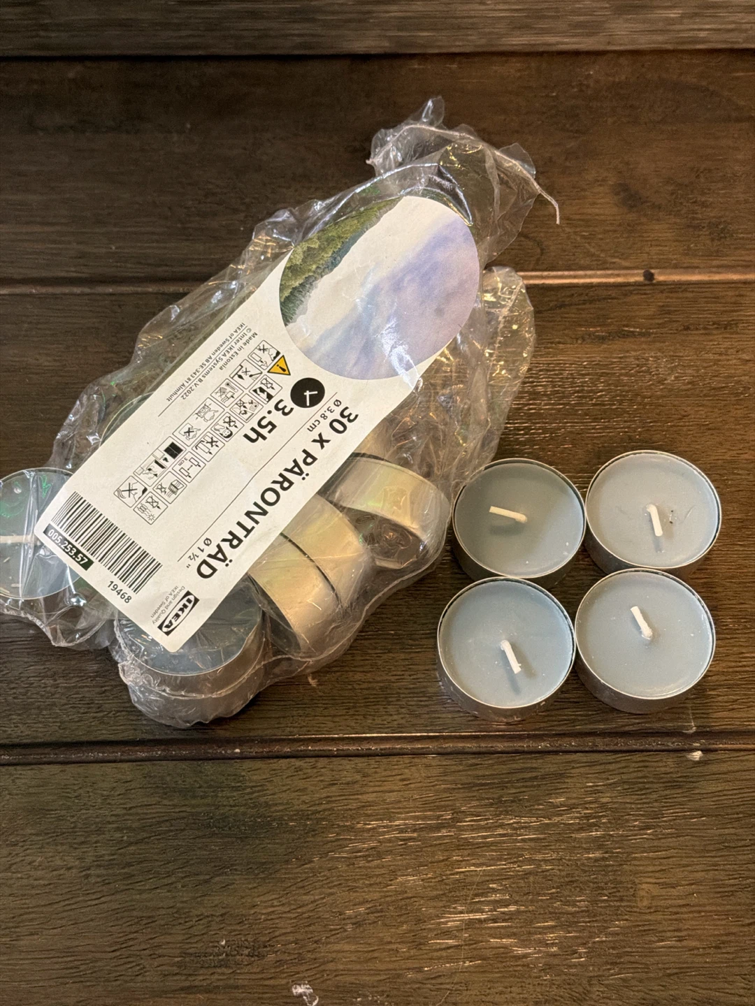 🏈 IKEA PÄRONTRÄD Tealight Candles, 15 Candles Left