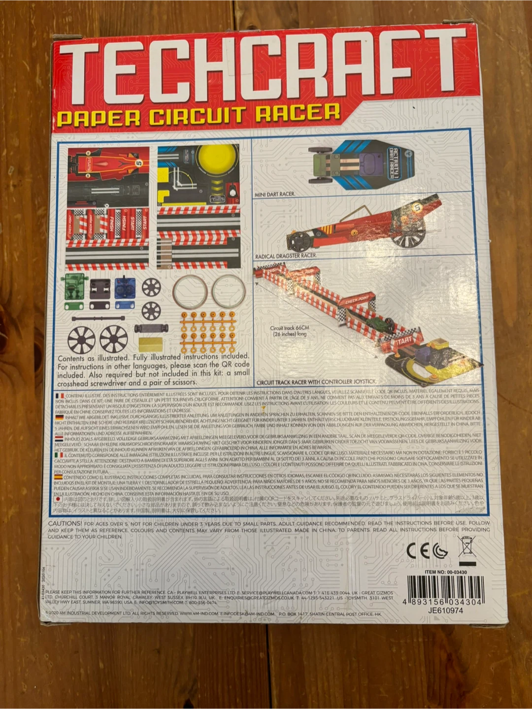 4M Techcraft Paper Circuit Racer Activity Kit - photo 2