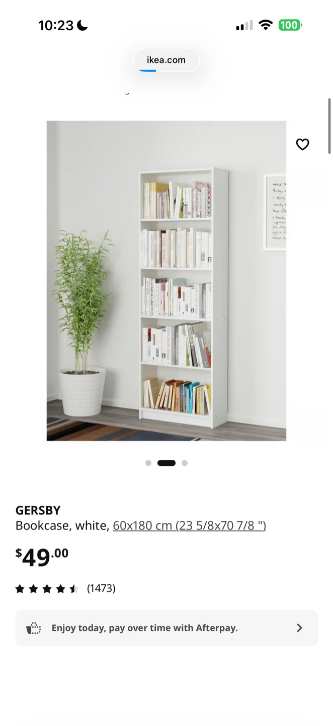 IKEA Bookcase Black Tall - photo 2