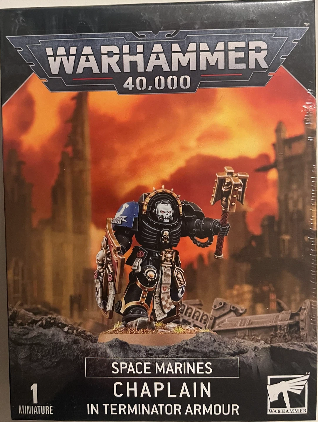 Warhammer 40,000 Space Marines Chaplain in Terminator Armour