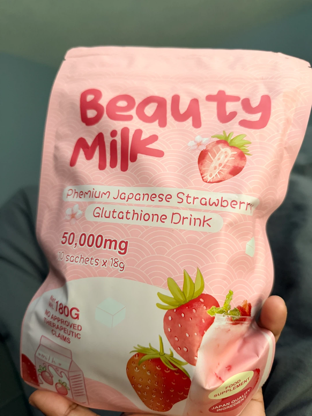 Dear Face Beauty Milk Strawberry Drink