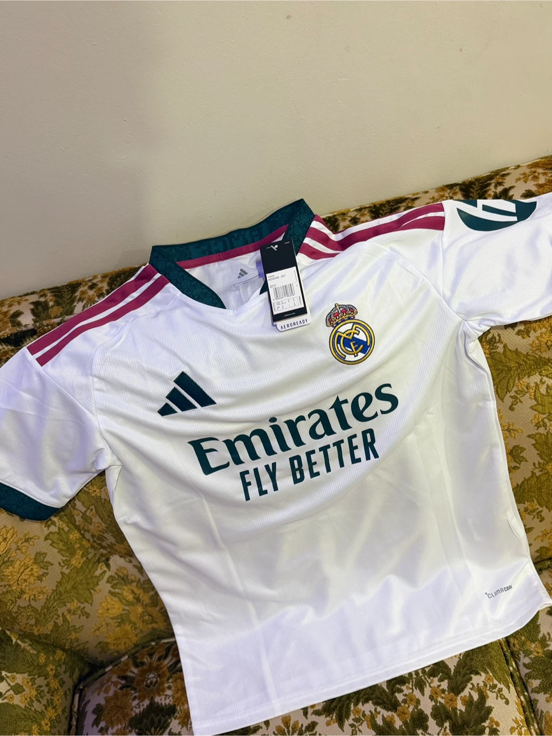 Adidas Real Madrid Mbappé Jersey Size Small - photo 4