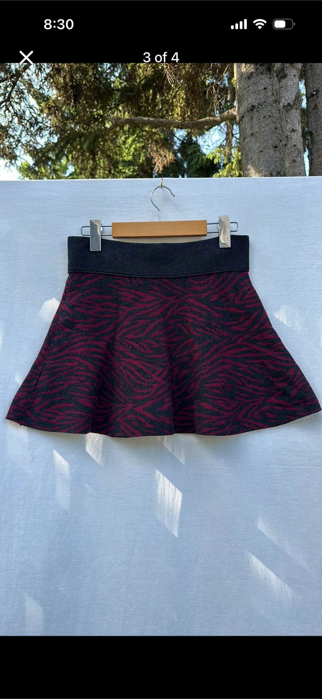Talula Zebra Print Mini Skirt - photo 3