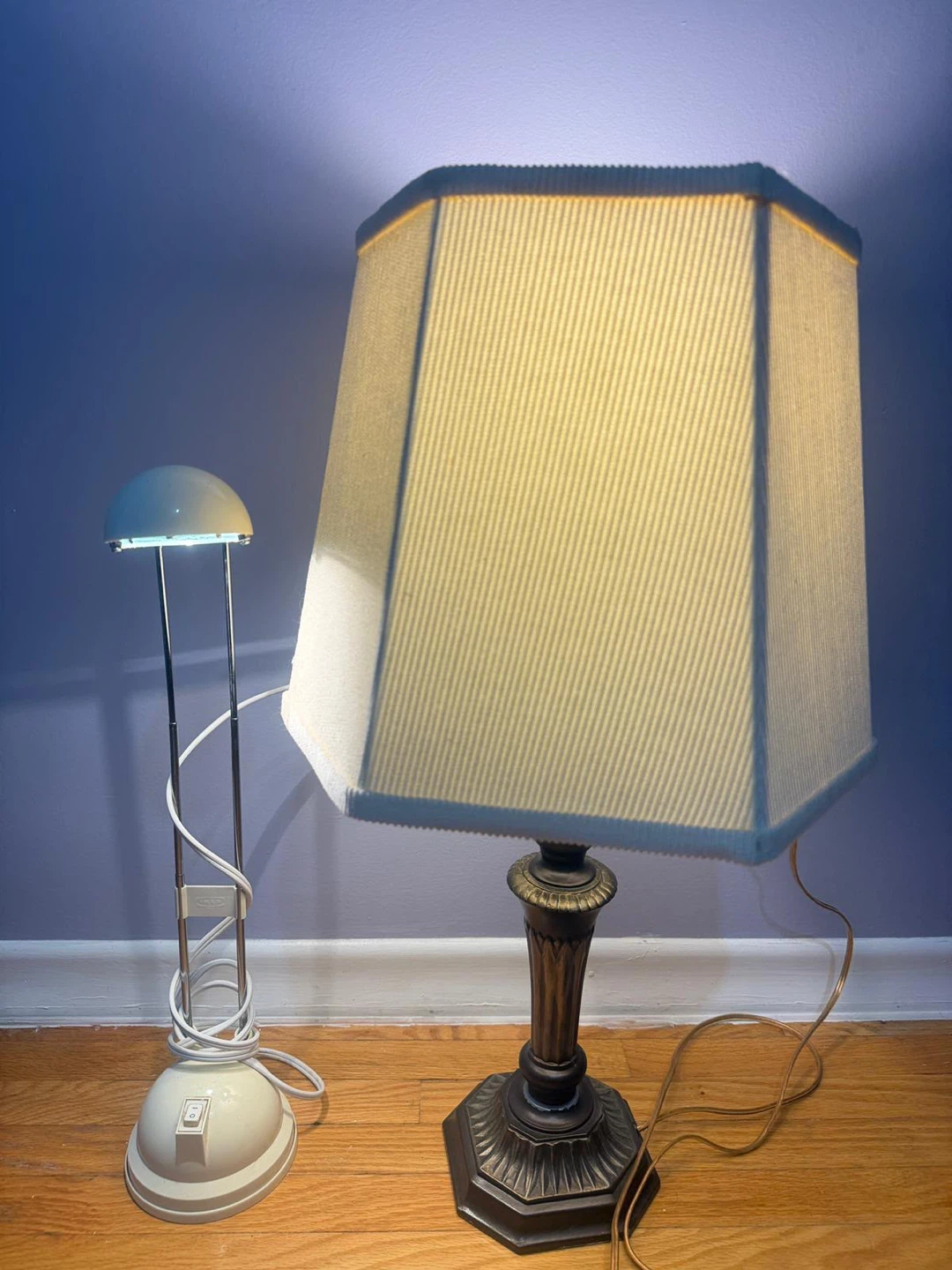 Two table lamps