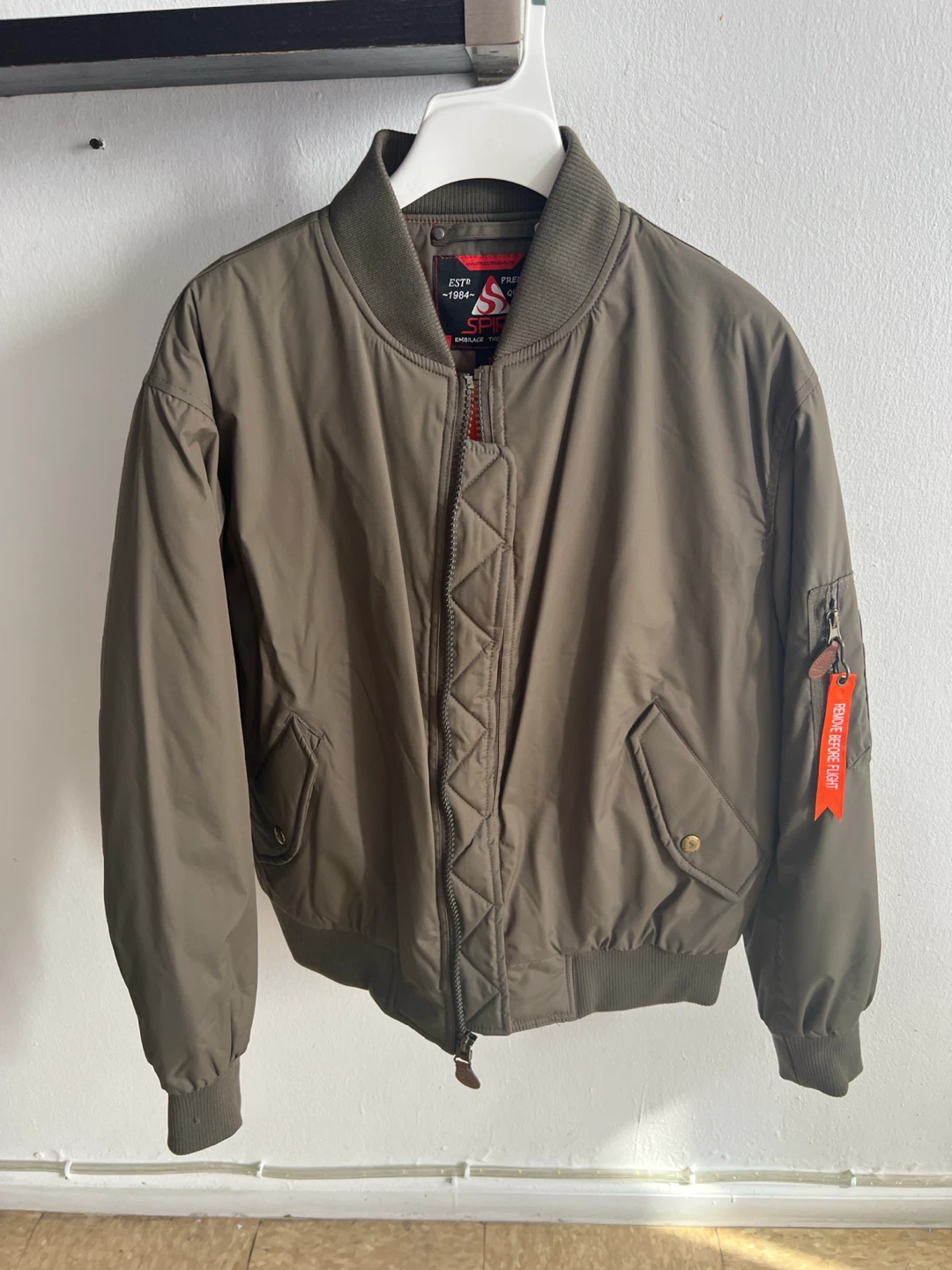 Spire Olive Bomber Jacket