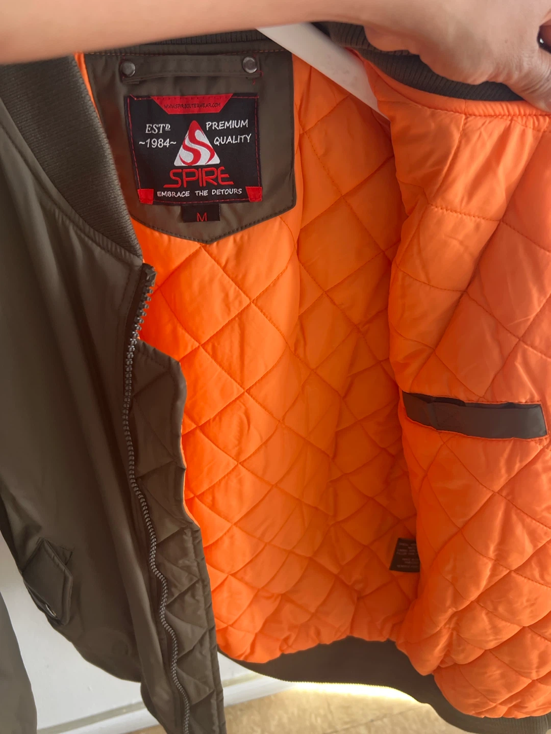 Spire Olive Bomber Jacket - photo 3