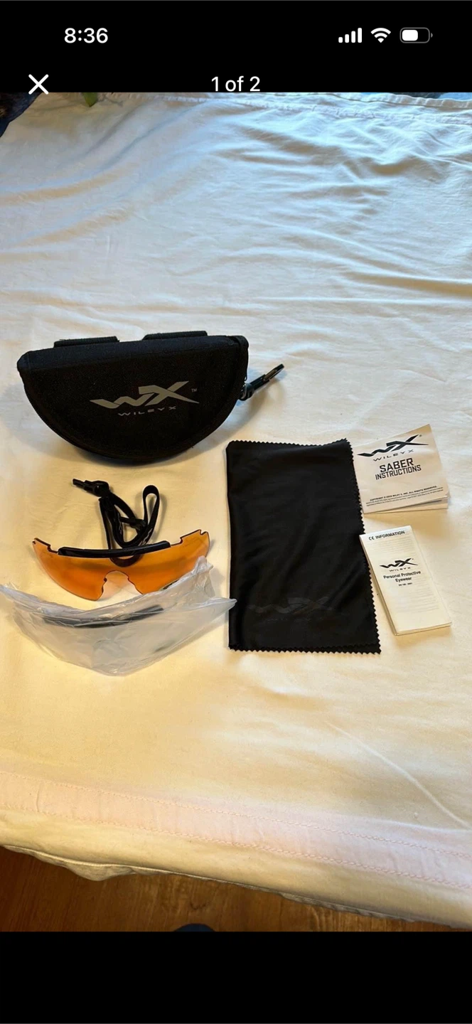 Wiley X Saber Lenses And Case