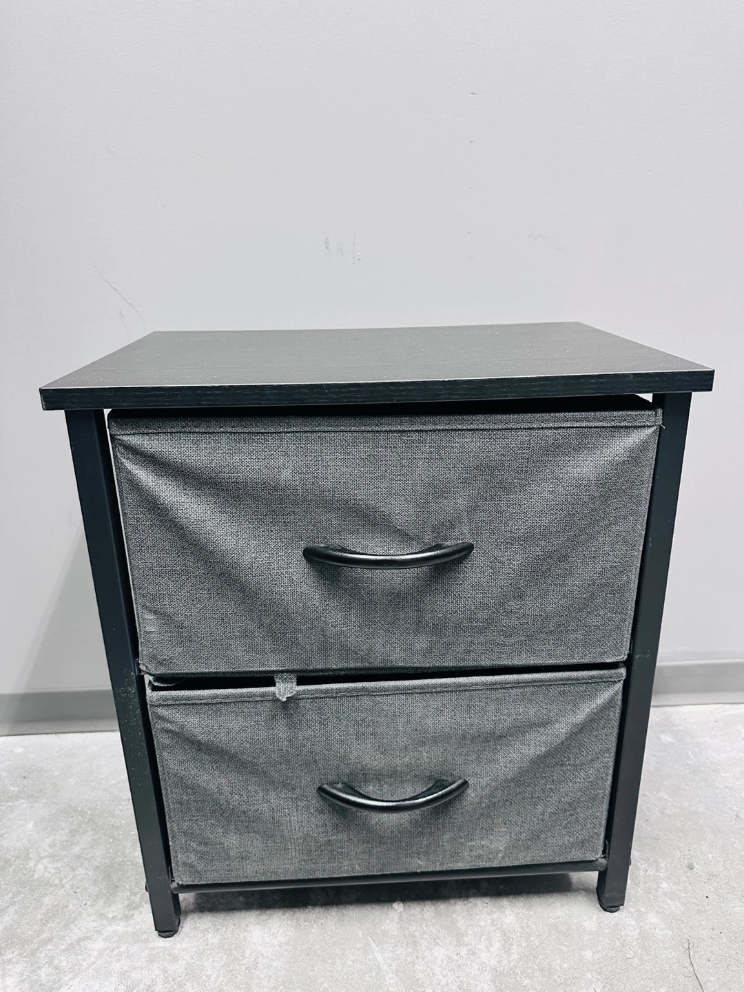 2-Drawer Fabric Nightstand 🏈