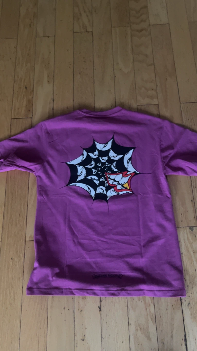 Chrome Hearts Purple Pocket T-Shirt - photo 2